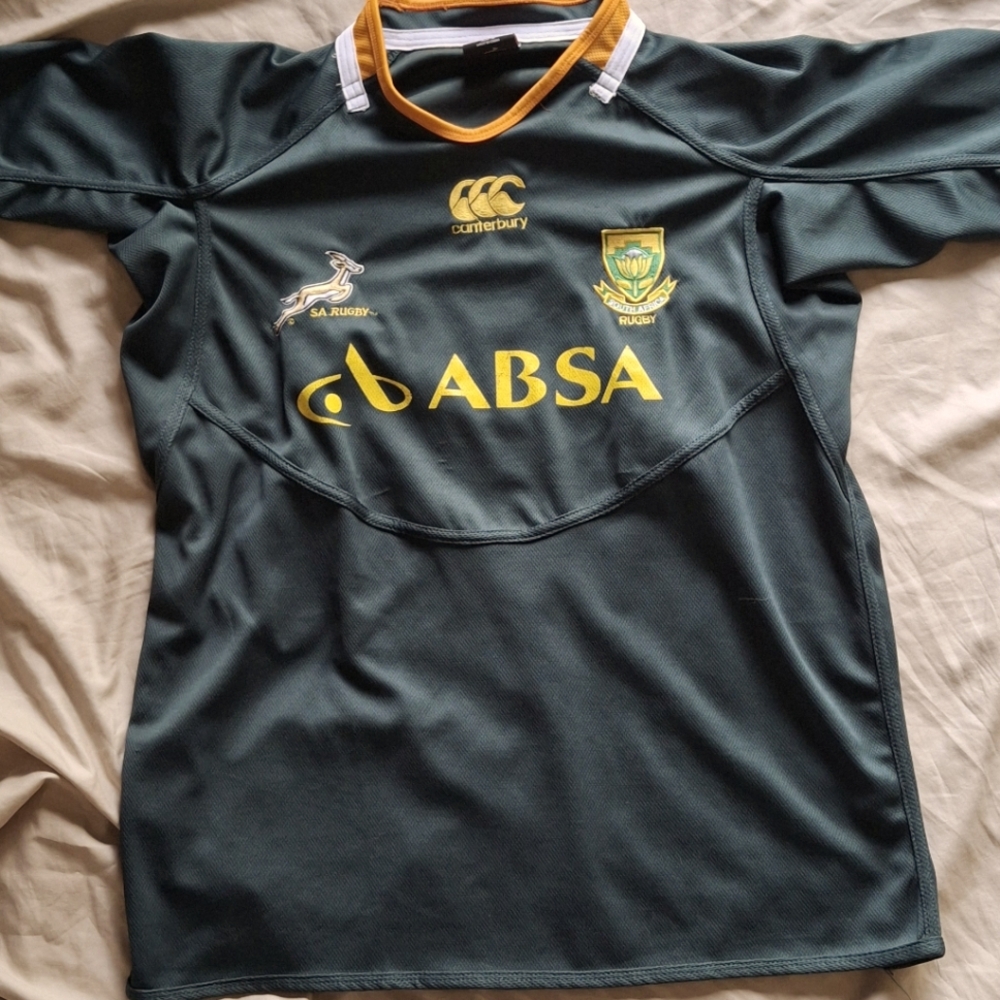 South Africa Springbok Rugby Jersey Small Mens Unisex